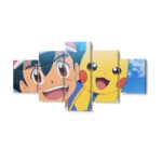 Tableau Pokémon Sacha et Pikachu