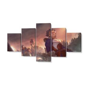 Tableau Dragon Ball Z Guerriers de l'Espace