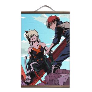 Poster My Hero Academia Katsuki et Shoto