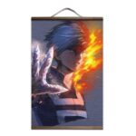 Poster MHA Shoto Feu et Glace