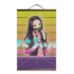 Poster Demon Slayer Nezuko Vaporwave