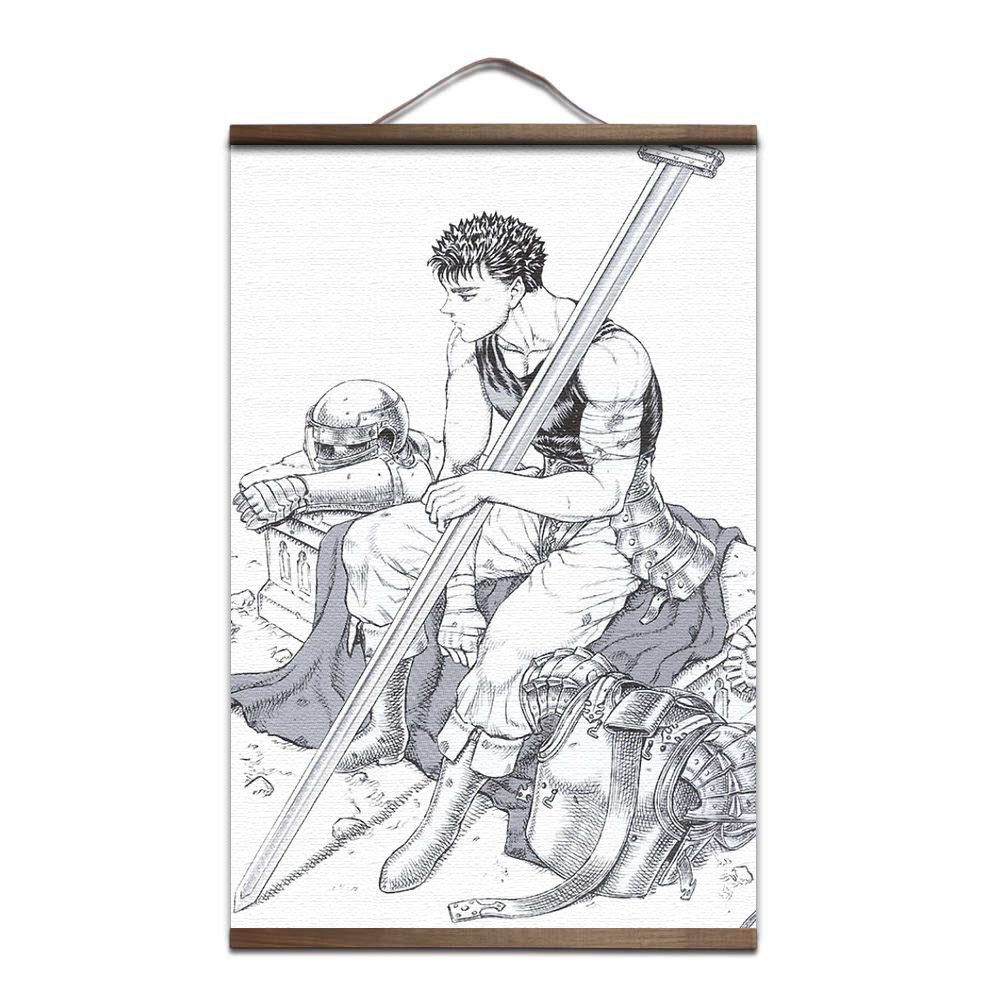 Poster Berserk Noir et Blanc