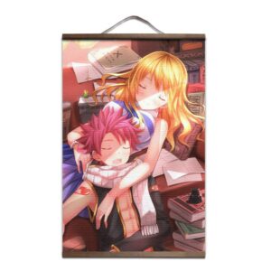 Poster Fairy Tail Natsu et Lucy Dors