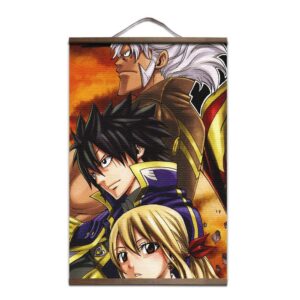 Poster Fairy Tail Lucy x Grey x Elfman