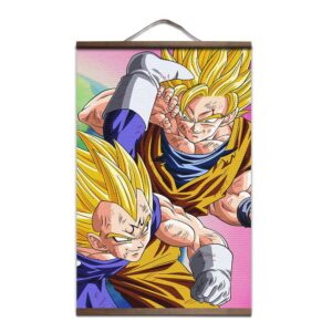 Poster Dragon Ball Z Goku Contre Vegeta