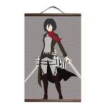 Poster L’attaque Des Titans Mikasa Fanart