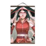 Poster Boruto Sarada Uchiha Hokage