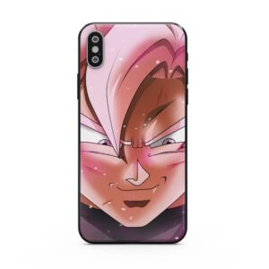 Coques Dragon Ball Super Black Goku Rose Face