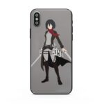 Coques l'Attaque des Titans Mikasa Artwork
