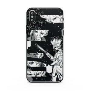 Coque Dr. Stone Noir et Blanc