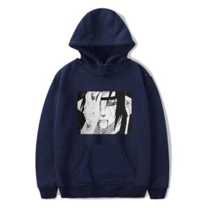 Pull Naruto Itachi Œil Douloureux Bleu Nuit