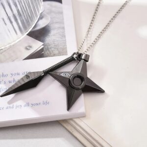 Collier Shuriken et Kunai Naruto