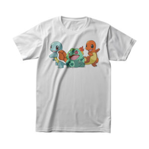 T-Shirt Pokemon Starter Kanto