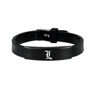 Bracelet Death Note L Noir