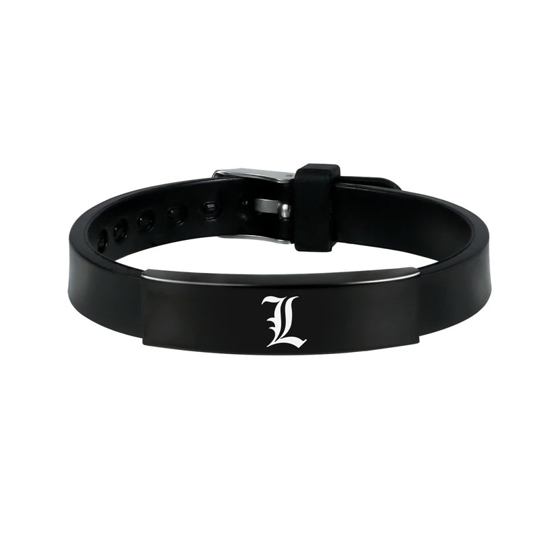 Bracelet Death Note L Noir