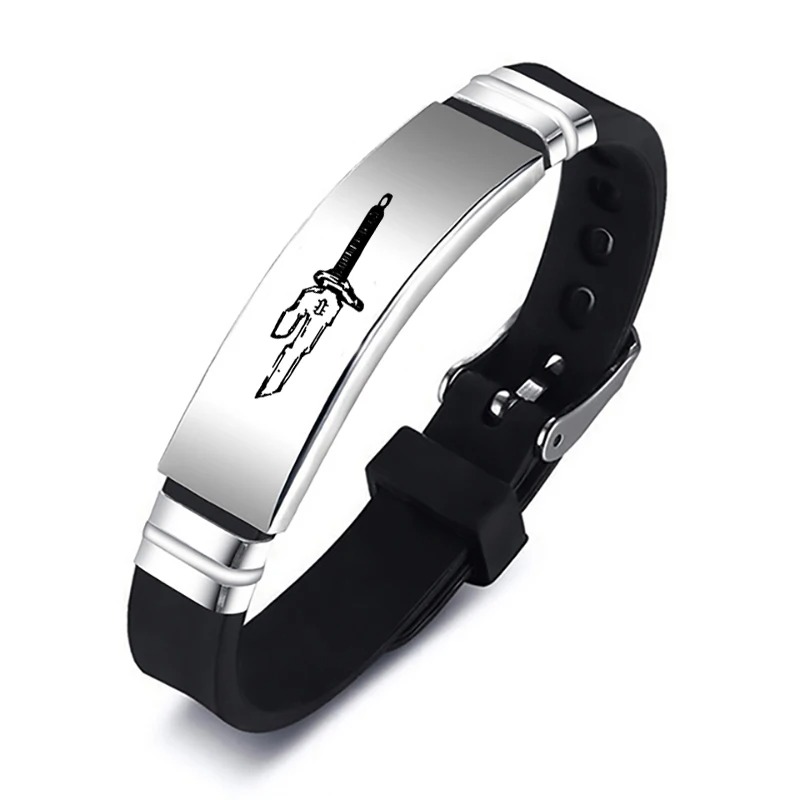 Bracelet Jujutsu Kaisen Dague Maudite Gris