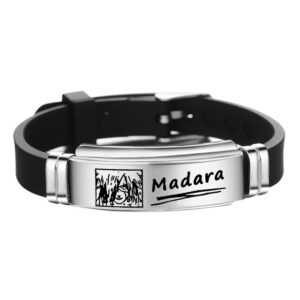 Bracelet Madara Naruto Argent