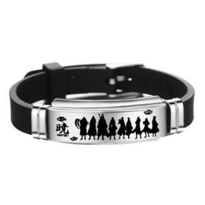 Bracelet Akatsuki Naruto Argent