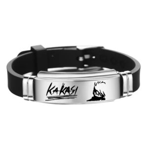 Bracelet Kakashi Naruto Argent