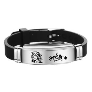 Bracelet Sakura Naruto Argent