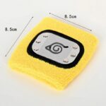 Bracelet Naruto Tissu Jaune