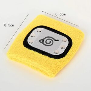 Bracelet Naruto Tissu Jaune