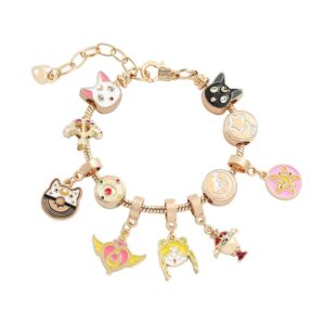 Bracelet Sailor Moon Or Rose