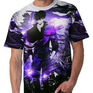 T-Shirt Solo Leveling Imprimé